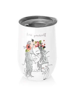 Alternative view of chic.mic – bioloco office cup -„love yourself“
