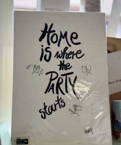 Alternative view of eDITION GUTE GEISTER – Kunstdruck „My Home, My Party“