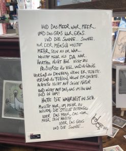 eDITION GUTE GEISTER – Kunstdruck „Und das Meer..“