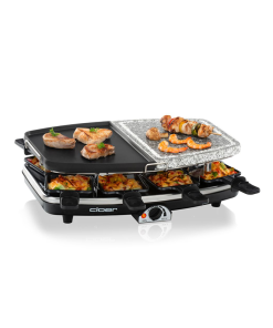 Alternative view of Raclettegrill mit Naturstein und Aluminium-Druckgussplatte