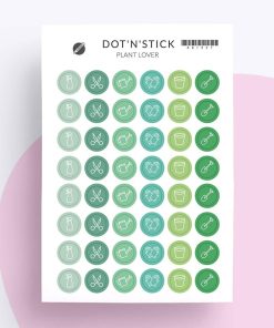 Alternative view of „Plant lover” Planer Aufkleber